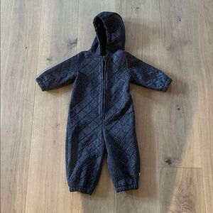 Wheat quilted thermo bunting suit - 9months